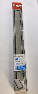 Oatey Design Line 32in Stainless Steel Linear Shower Tile-In Pattern Drain Cover