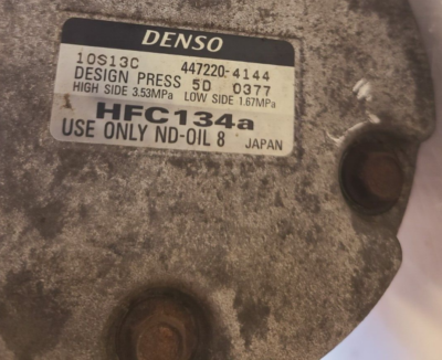 Denso A/C Compressor 10S13C | 447220-4144 | HFC134a | 447300-9130