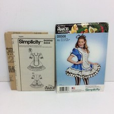 Simplicity D0508 Disney Alice in Wonderland Womens Size 14-22 UNCUT Pattern