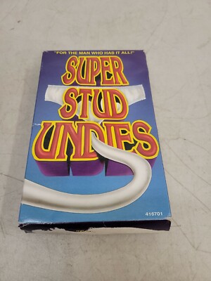 Vintage Spencer Super STUD UNDIES UNDERWEAR Hung White Long Briefs GaG Joke