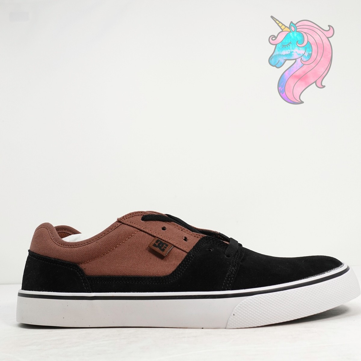 DC Tonik Military Skate Shoes Black Rust Mens Size