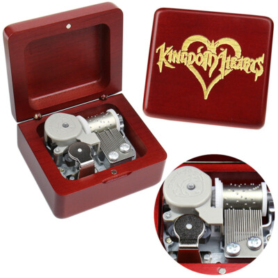 KINGDOM HEARTS ミュージックボックス　オルゴール Sankyo Red Beech Engrave KINGDOM HEARTS Music Box | eBay