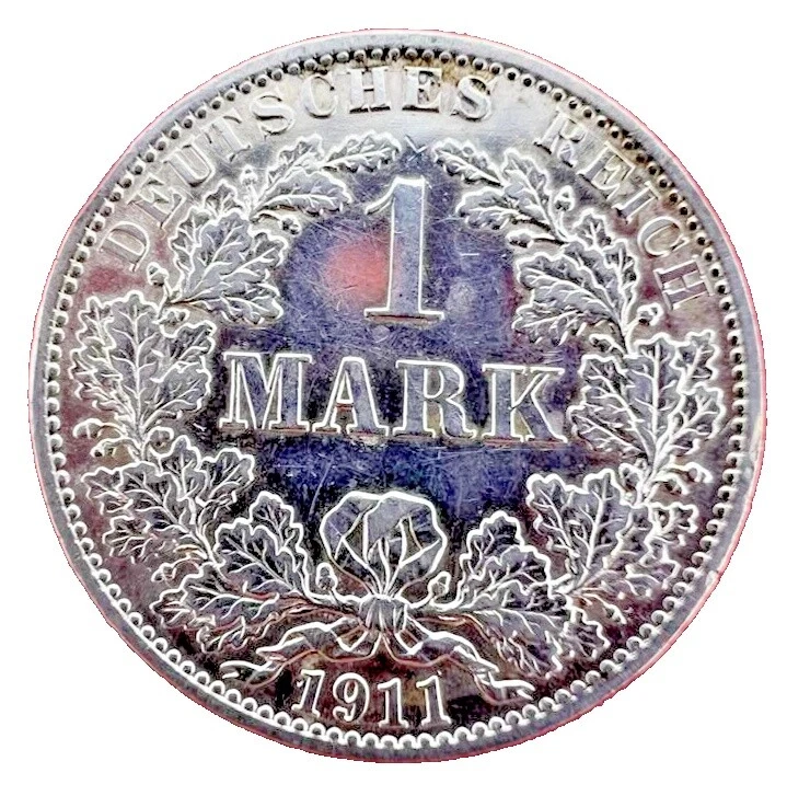 Silver Ungraded 1911 Year German Coins