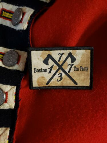 Boston Tea Party Morale Patch Tactical Military Army Badge Flag USA Hook Patriot - Picture 1 of 12