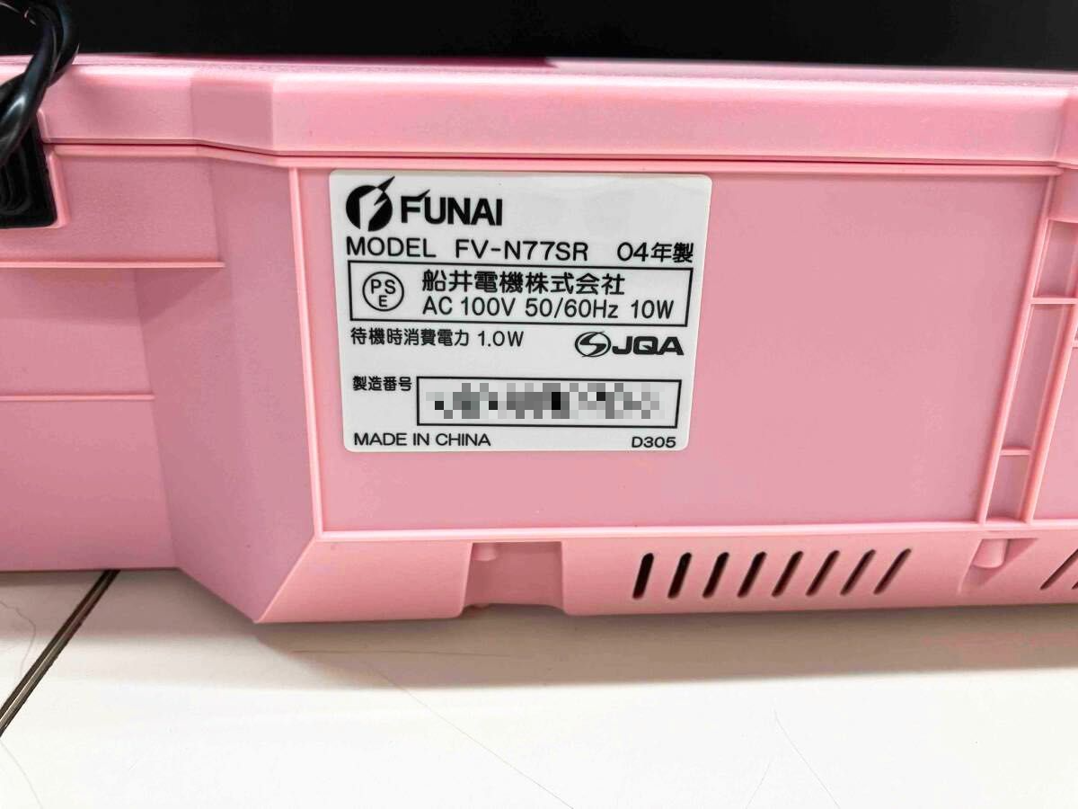 ハローキティ ビデオデッキ FV-N77SR 2004年製 Yahoo!オークション - 希少 ハローキティ ビデオデッキ FV-N77SR 動作