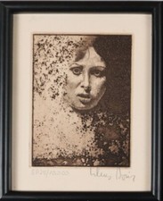 Klaus Böttger /Kopf /Radierung /10000 Exemplare./handsigniert/1978