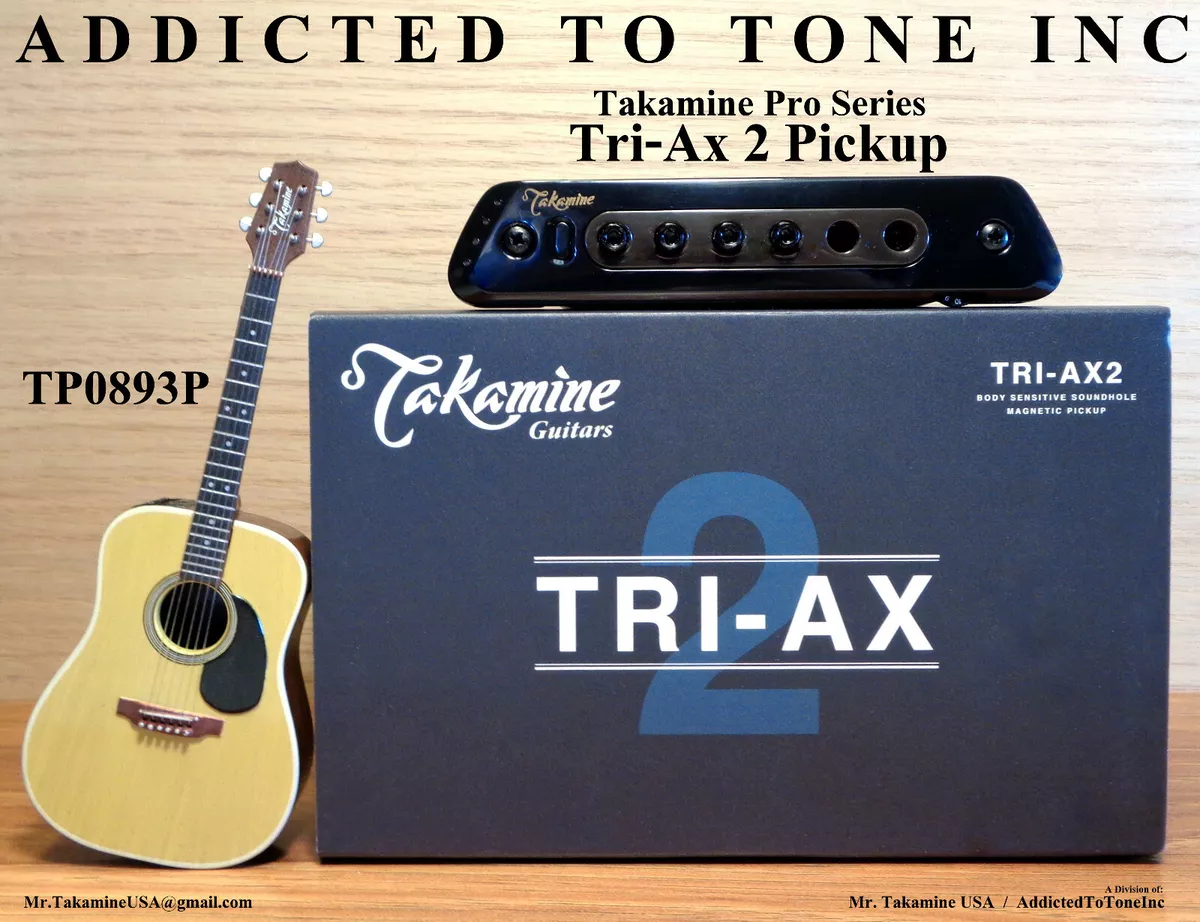 Takamine TriAx 2 Acoustic Guitar Pickup / Modified Baggs M80 / Authorized Dealer