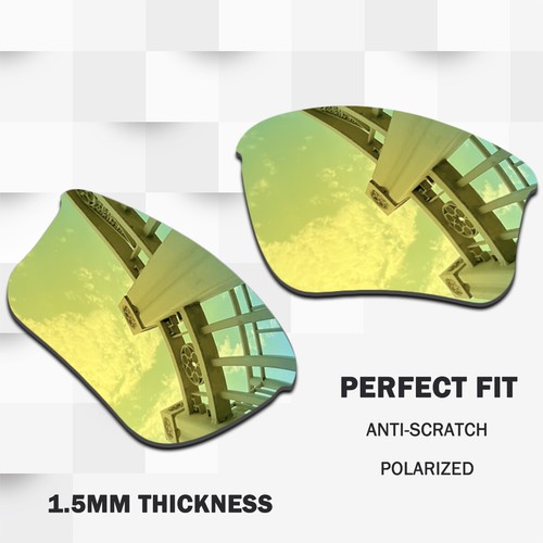 1.5MM POLARIZED Replacement Lenses for Oakley Flak Jacket XLJ OO9009 63mm - Foto 11 di 19