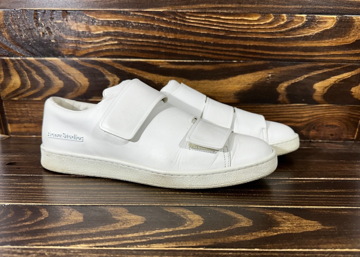 Acne Studios White Leather Triple Sneakers Made In Italy Shoes | eBay