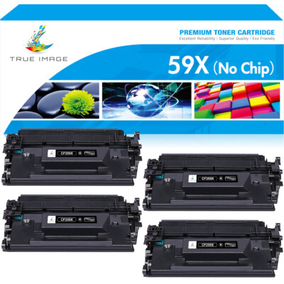 4x Toner Für HP CF259X 59X Laserjet Pro M304a M404dn M404dw M404n M428dw M428fdn