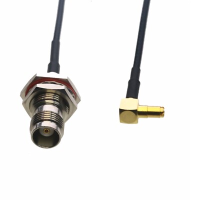 Cable TNC Female nut bulkhead to TS9 plug Elbow RG174 6''~10FT huawei ZTE Modem