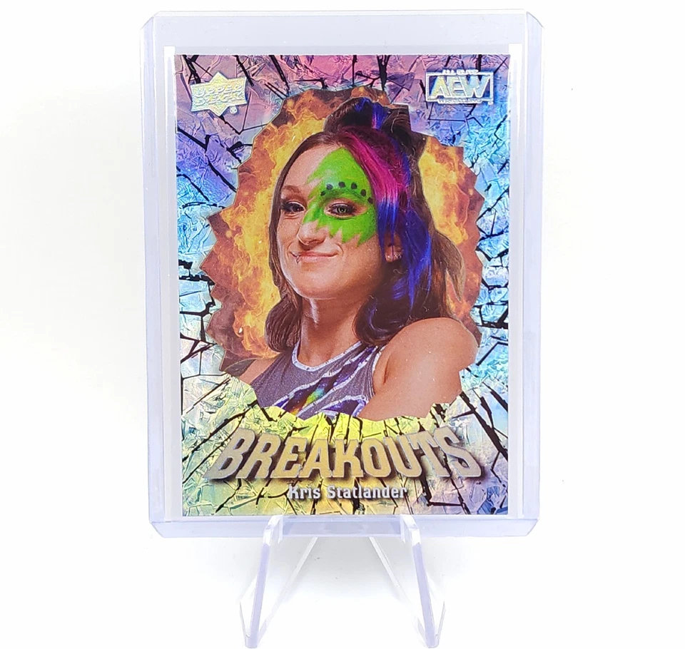 Kris Statlander SSP 2022 Upper Deck AEW Breakouts Clear Acetate Insert Wrestling - Image 4 of 4