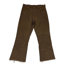 Vintage 60s 70s Levi's Sta-Prest 646 Black Tab Bell Bottom Flare Pants 30x25