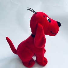 Clifford The Big Red Dog Plush Toy Kohls Cares Stuffed Animal Toy 13" collar