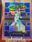2023-24 Brandon Miller Panini Select Blue Concourse Silver Prizm Sp Rc Hornets