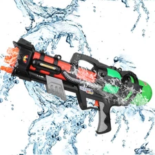 High Capacity Long Range Pistol Pool Beach Water Squirt Gun Adults Kids Toy Gun