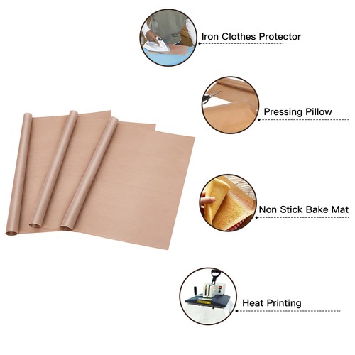 3/6x Lámina de horneado permanente 50x40 cm El papel de hornear premium reutilizable resistente al calor - Imagen 10 de 32