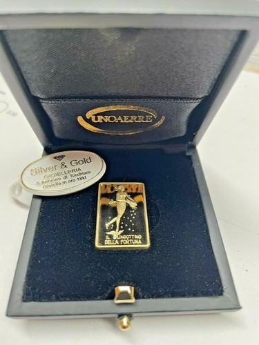 LINGOTTO DELLA FORTUNA 5 GRAMMI ORO 18 KT 750% UNOAERRE GOLD BULLION 18 CARATS
