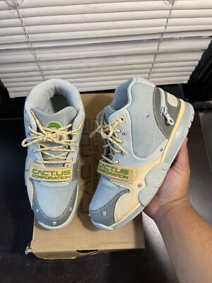 Nike Travis Scott x Air Trainer 1 SP Gray Size 7.5 Good Condition