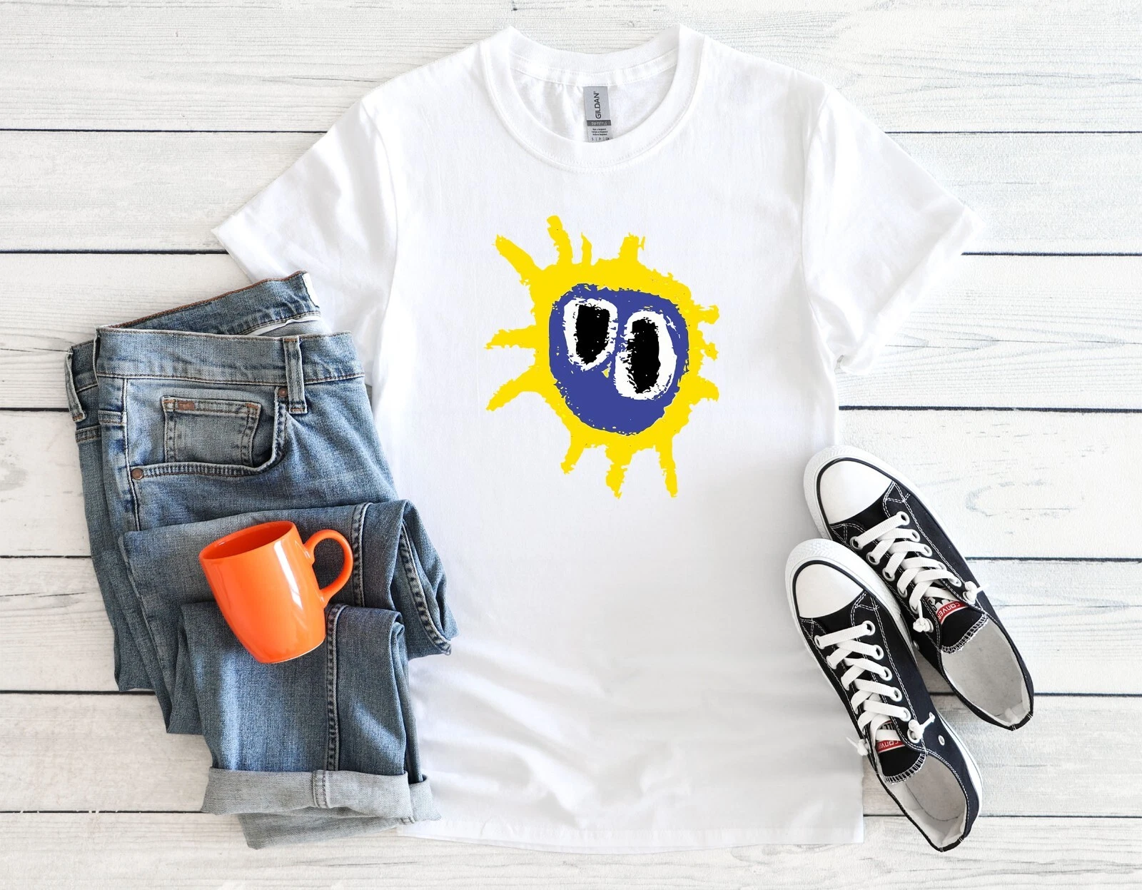 Scremadelica Primal Scream Unisex T-Shirt Baseball