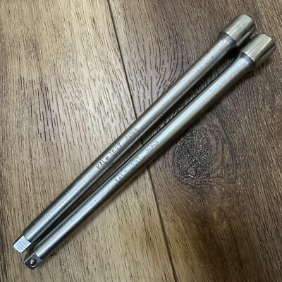 Lot of 2 KAL Japan 3/8'' Drive 9'' Long Socket Extension #1297