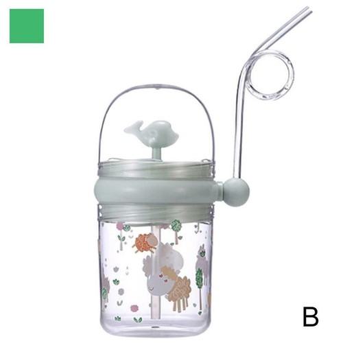 Botella de alimentación divertida de dibujos animados con spray de agua de ballena 260 ml para niños - Imagen 13 de 17