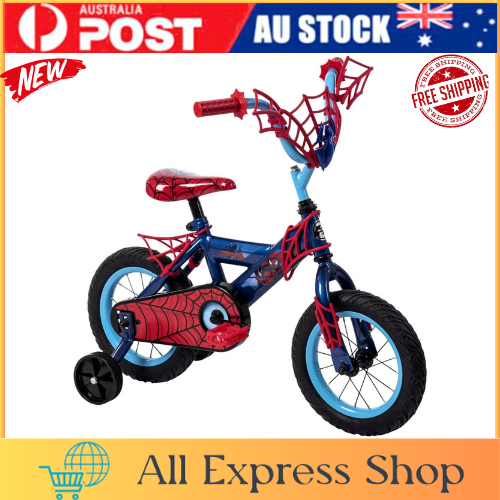 NEW Spider Man Web Sling Bike Kids Bike Bicycle 30cm Outdoor (3+ years) AU POST - Picture 1 of 5