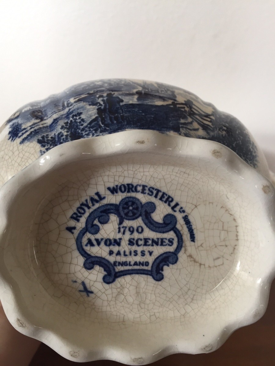 Vintage A Royal Worcester L 1790 Avon Scenes Palissy England