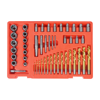 Bolt Extractor Screw &Multi-Spline Screw Extractor Set and Drill Bit Set