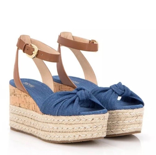 michael kors gillian mid wedge sandals