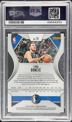 2019 Panini Prizm Luka Doncic #75 PSA 10 | eBay