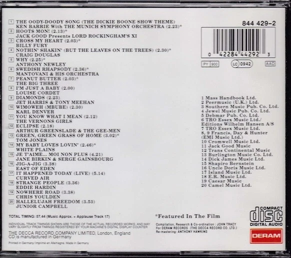 THE YOUNG PRISONER'S - HANDBOOK - SELECTIONS FROM THE ORIGINAL SOUNDTRACK - CD - Bild 2 von 2