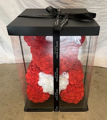 Red Bear Crystal Accent Dose of Roses Beverly Hills 