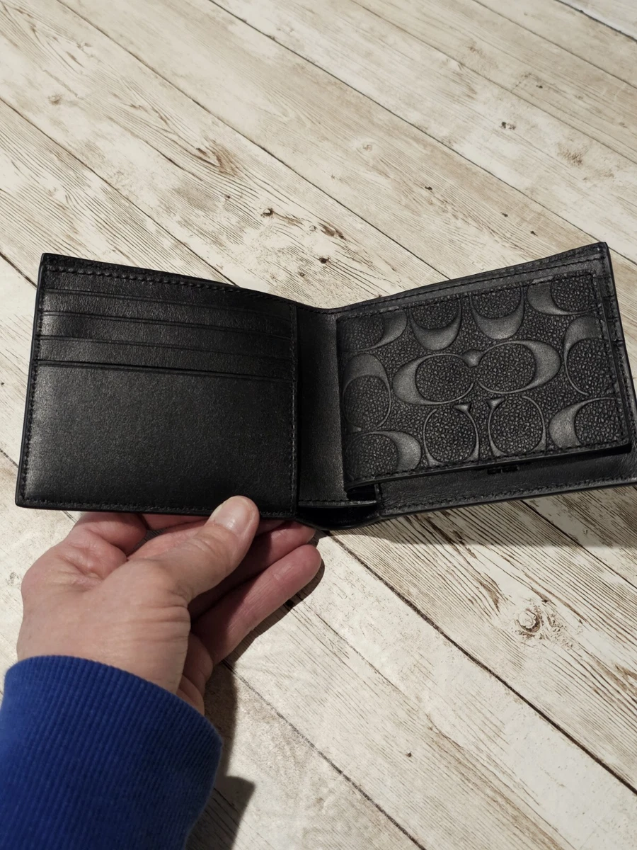 Gucci Signature Wallet With Id Window in Black for Men