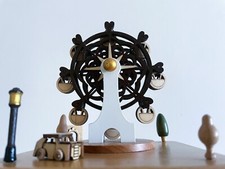 LEGAMI - Carillon in legno con ruota panoramica e automobile in movimento