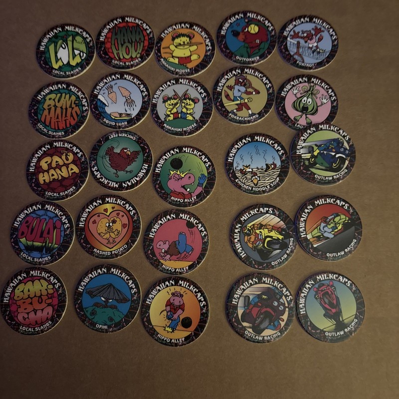 Hawaiian Milk cap 101 Pieces