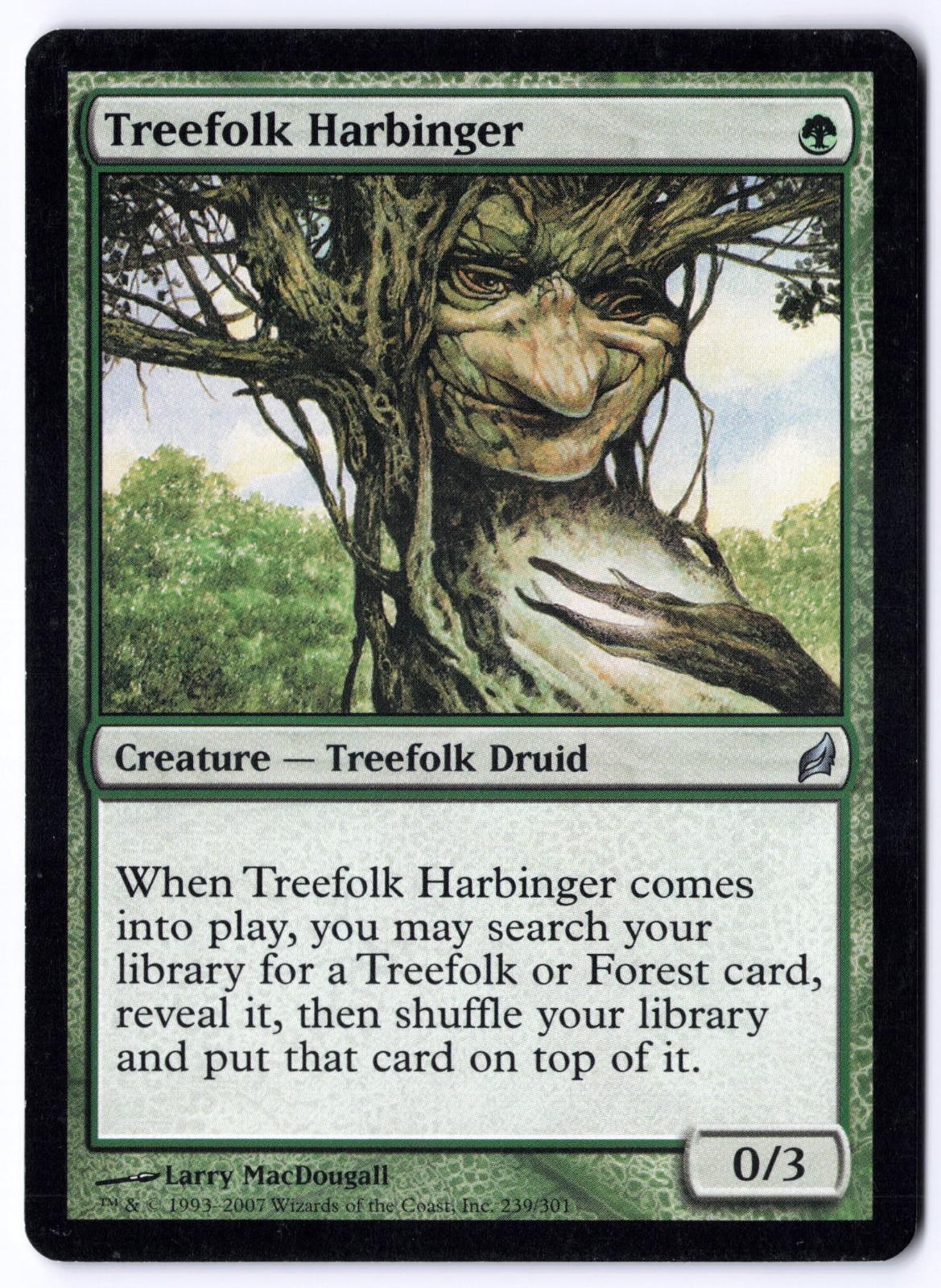 Treefolk Harbinger LRW 239 Magic: The Gathering UC NM