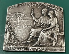 Médaille MEDAL PLAQUE René Baudichon 25 Ans de Mariage 1925