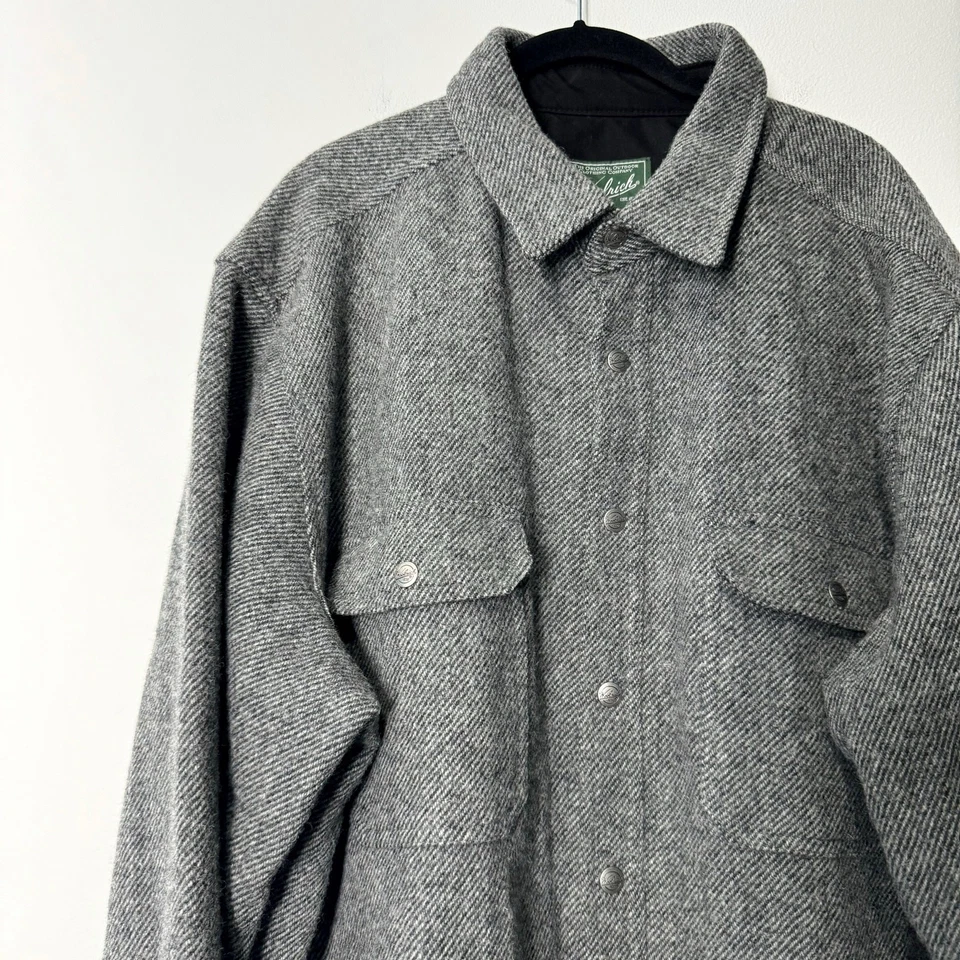 Chaqueta Chaqueta Woolrich Lana Espiga Gorpcore Grunge Franela Caza XXL Foto 2 de 4