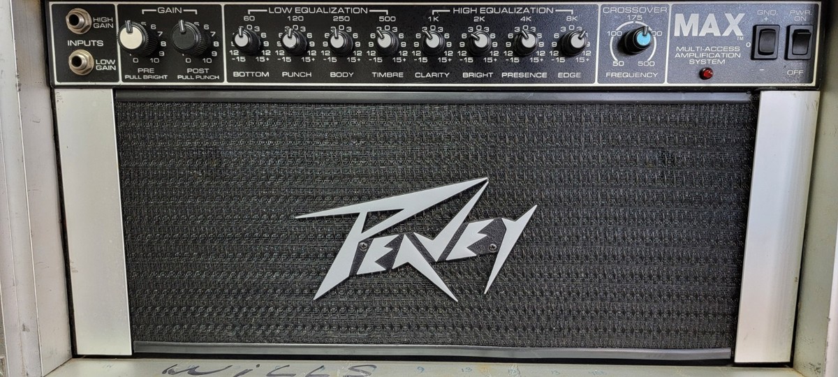 Vintage Peavey MAX (Multi Access) Bass Guitar Head w/Flight Case