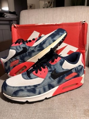 Atmos x Nike Air Max 90 QS 'Bleached Denim' (700875-400) SIZE 11