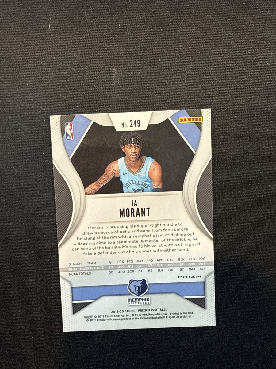 Ja Morant 2019 Panini Prizm Red Wave Rookie Card | eBay