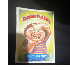 Topps 1986 Garbage Pail Kids Handy Randy #168a Sticker Trading Card