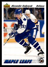 1991 Upper Deck Alexander Godynyuk #466 Toronto Maple Leafs Rookie RC NHL Hockey