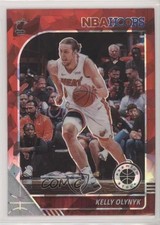 2019 Panini NBA Hoops Premium Stock Red Cracked Ice Prizm Kelly Olynyk #97 1x9