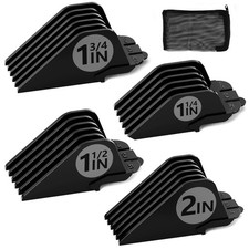 Hair Clipper Guards Set Replacement Guide Combs for Trimmer Black Set 4 Pk