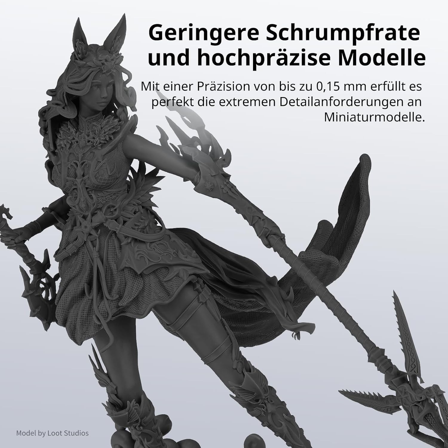 Wasserwaschbarer UV-Resin 405nm 1kg für 3D - Bild 3