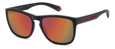 Polaroid Sonnenbrillen PLD 2161/S  OIT/OZ Schwarz rot Männer Frauen 