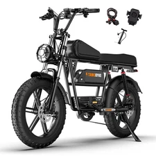 Tamobyke T73 1500W 30mph 48V/15.6Ah 20" Fat Tire Full Suspension Electric Bike