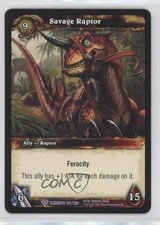 2010 World of Warcraft TCG: War of the Elements Savage Raptor #178